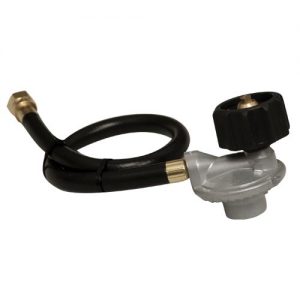LP Gas 90 Degree Regulator With 18 Gas Hose & 3/8 Female Fitting