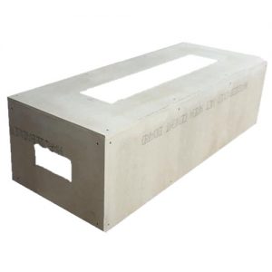 60 X 24 Rectangle H-Burner Unfinished Enclosure For 30 X 12 Burner