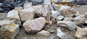 MOUNTAIN WHITE QUARTZ BOULDERS