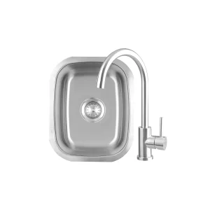 UNDERMOUNT SINK 19X15" WITH 360° HOT & COLD FAUCET