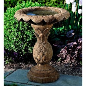 PINEAPPLE BIRDBATH